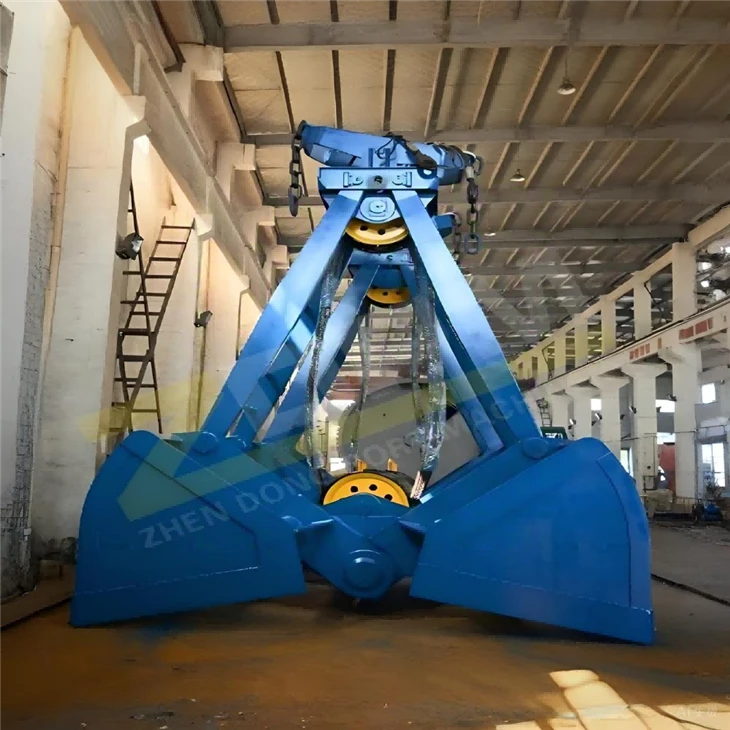 Four Cable Double Flap Mechanical Grab