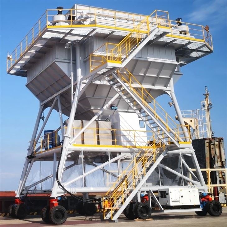 Mobile Dust Removal Hopper